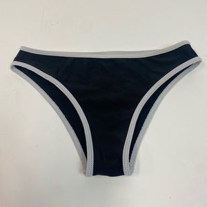 SHEIN - black and white bikini bottoms